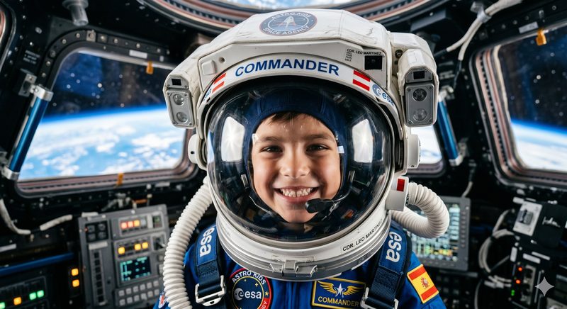 Carlos, Comandante de la misión espacial